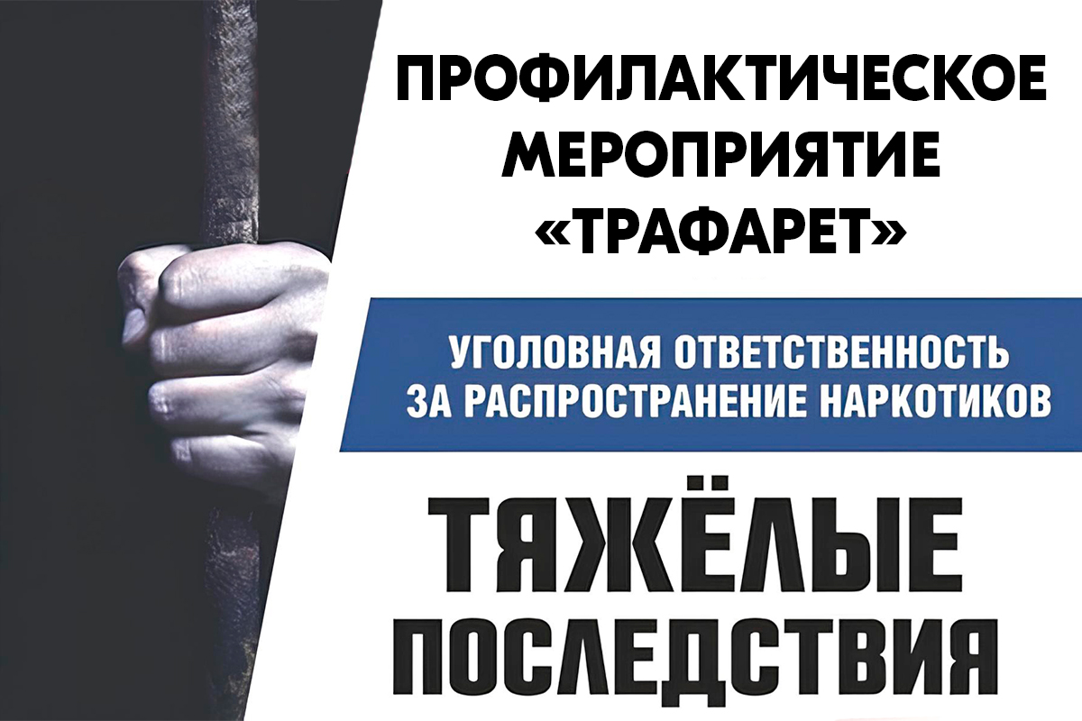 Оперативно-профилактического мероприятия «Трафарет».